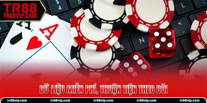 Dữ liệu miễn phí, thuận tiện theo dõi